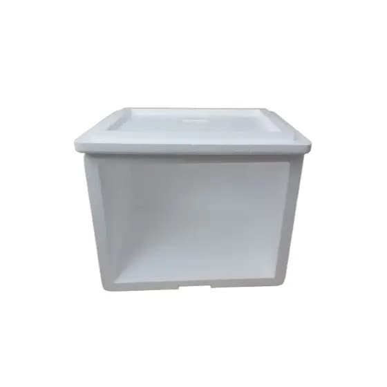caixa de isopor 45l/kg com tampa bang gelo refrigerante bolos .