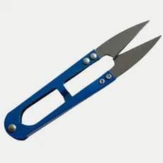 Tesoura De Arremate e Pique Corte De Linhas Costura Cor Azul