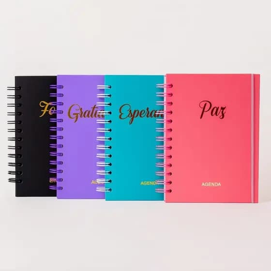 Agenda 2026 Capa Dura Coleção Estampas Farm com Glitter 336 Páginas