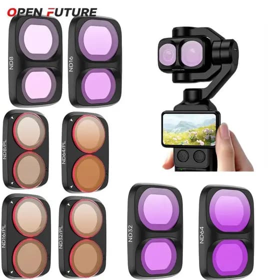Para DJI Osmo Pocket 4 Pro ND NDPL Kit De Filtro De Lente Fecho Sólido Vidro Óptico À Prova D'água 4P CPL Acessórios Pro