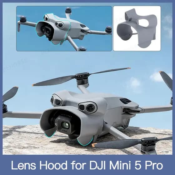 Gimbal Sun Capa Protetora De Lente Para DJI Mini 5 Pro , Anti-Reflexo Colisão Drone Câmera Sombra Acessório