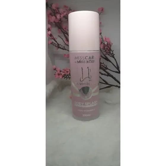 Body splash arabe feminino Encanto das asas miss rose 200ml