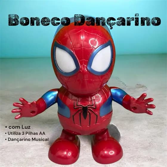 Boneco Robô Dançante com Luz e Som – Hero Dance Super Herói Infantil