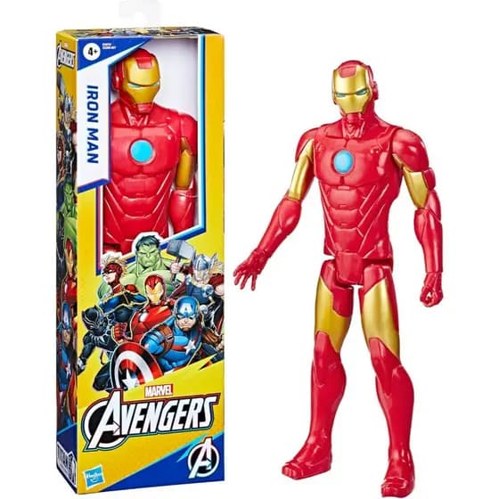 Marvel Avengers Titan Hero Series, Boneco Homem de Ferro, Figura articulada de 30 cm