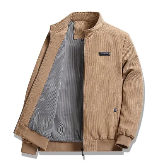 Inverno dos homens quente e grosso veludo velo pele gola casaco militar