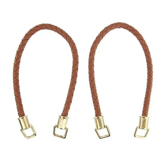 ALÇA TRANCADA LUXO BOLSAS ARTESANATO (PAR)