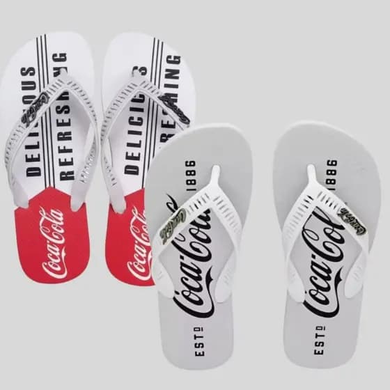 Chinelo Juvenil Kit com 2 pares Masculino Sola com Relevo