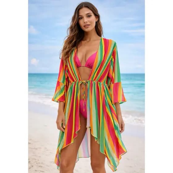 Saída de praia kimono