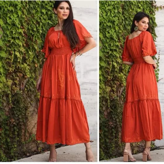 Vestido longo feminino