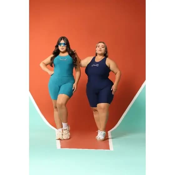 Maiô Macaquinho Hidroginástica Feminino Premium com Busto Forrado 353