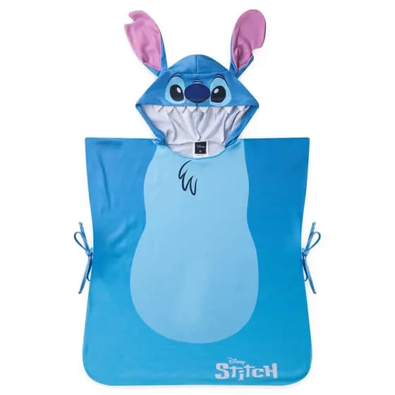 Saida de Praia Infantil com Touca Stitch