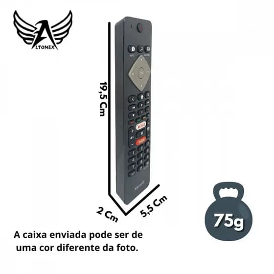 Controle Remoto Universal TV PHILIPS LCD - NETFLIX / YOUTUBE Altomex AM-0018