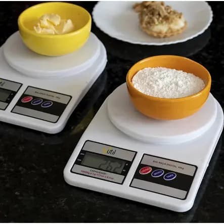 #Balança Digital de Precisão# Para cozinha - Fratelli - 1g a 10kg - 2 pilhas AAA - Dieta Alimentos Super Precisa Nutriçã