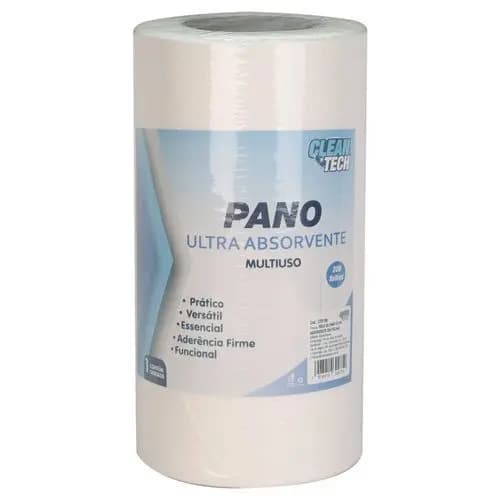 Rolo Pano Super Absorvente Multiuso 200 Folhas Limpeza Rápida Alta Qualidade