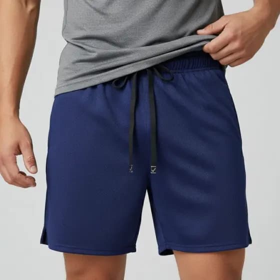 Bermuda Masculina Azul Marinho Dry Fit Esportivo Shorts Academia Com Cordão Envio Imediato