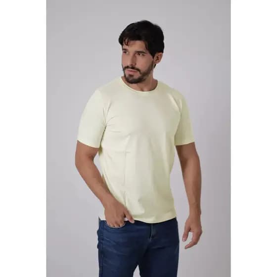 Camiseta Masculina Basica Slim Fit Algodão