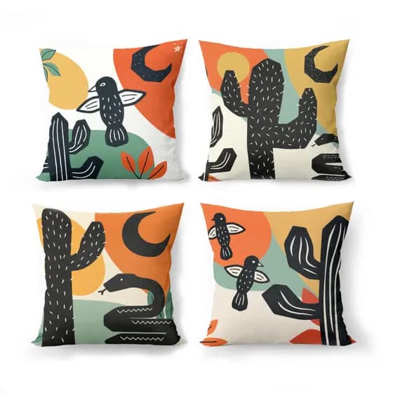4 Capas de Almofadas Home classic linha casa