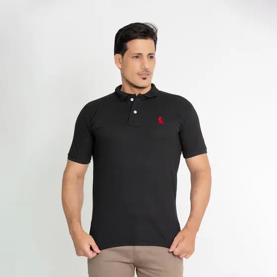 Camisa Masculina Polo premium malha Piquet algodão várias cores blusa básica