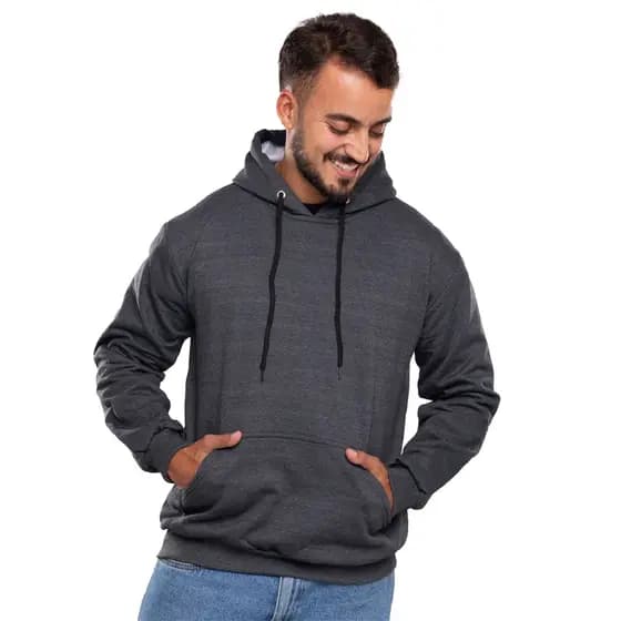 Moletom Canguru com capuz lisa Blusa de frio Casaso Flanelado peluciado Macio Premium Unissex