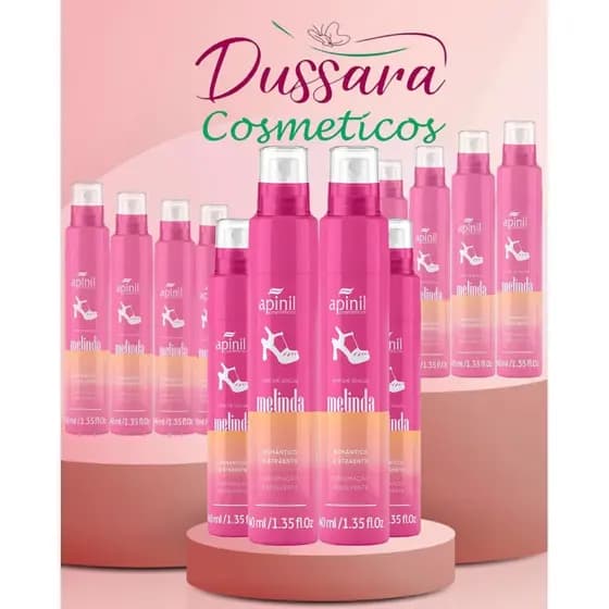 Kit 12 Perfume Spray Perfumado Melinda Evita Odor Apinil - Distribuidora