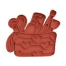 Cortador de Biscoito para Confeitaria e Artesanato Estojo de Maquiagem com Corações CT12248