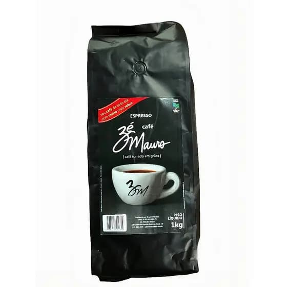 Café Torrado Em Grãos Espresso Zé Mauro Pacote 1kg