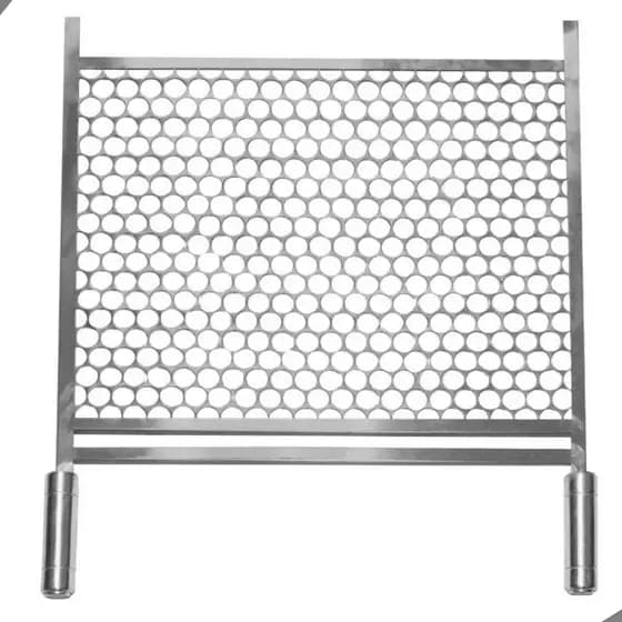 Grelha Moeda 50x40 Inox Com Cabos Revestidos em Alumínio Térmico