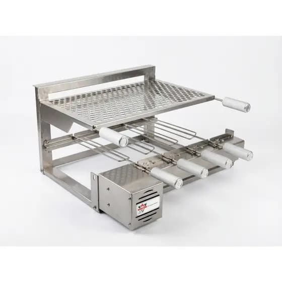 Brasa Grill Grelha Flutuante 60cm Largura com Painel Removível