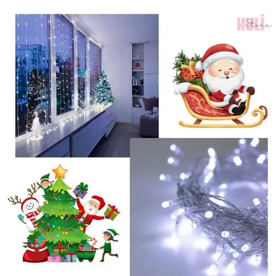 Pisca Pisca Luz De Natal Enfeite 100 Lampadas 9 Metros Luz 110V