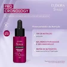 Ampola Potencializador de Nutrição Eudora Siàge Pro Cronology 30ml