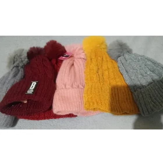 touca de lã para inverno e frio confortável e macia