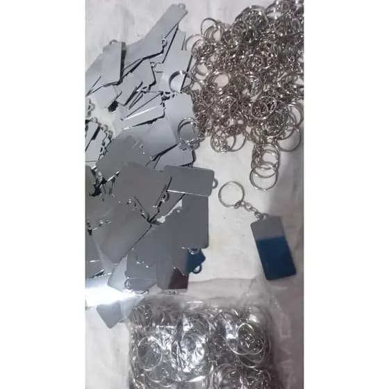 kit 50, 100, 150, 200 montagem plaquinha Mercosul + corrente