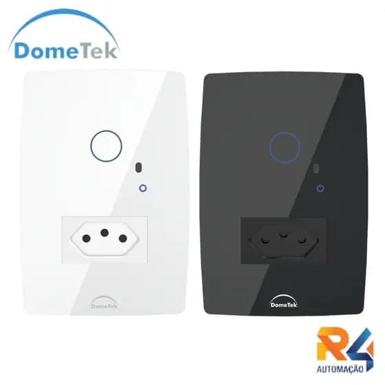 Interruptor Wi-fi 1 Botão Tomada 20a Alexa Google Dometek