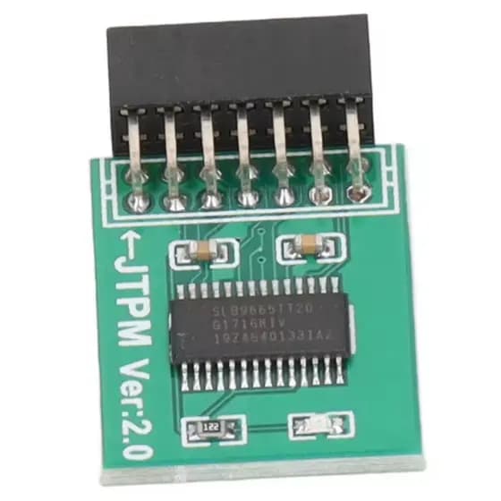 Módulo de Segurança TPM 2.0 MSI Green LPC-14 Pin, Atualização do Windows 11 P/ X99 D4 Tem suporte para Placas Mãe X99