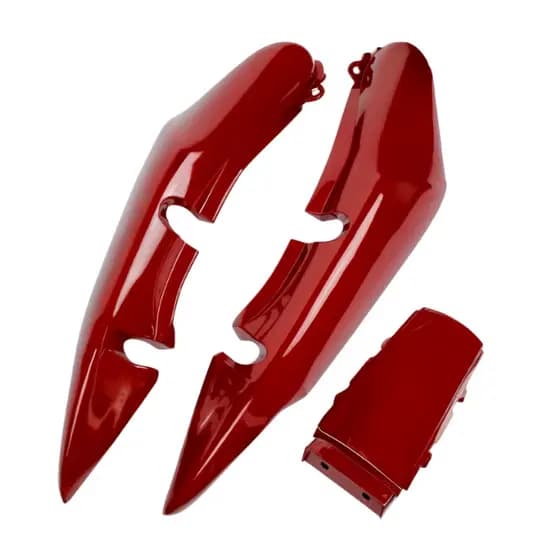 Carenagem Rabeta Vermelha Titan 150 2004 2005 2006 2007 2008 Vermelho Com Brilho Envernizado