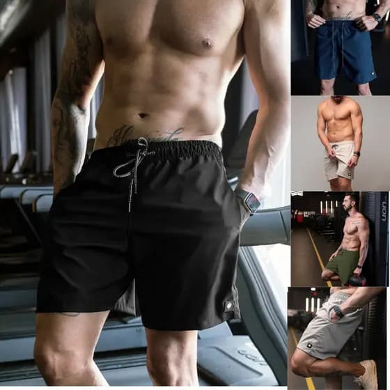 Shorts Bermuda Praia Passeio Alta Qualidade Masculino Microfibra Tactel Elastano Academia Treino