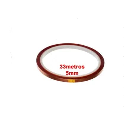 1/2/5/10/20 Fitas Kapton Sublimação 5mm Térmica Poliamida Altas Temperaturas Reflow Reballing BGA 33m