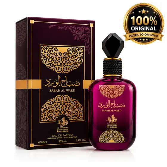 Perfume Feminino ÁRABES SABAH AL WARD 100ML Al Wataniah Eau de Parfum Edp Original