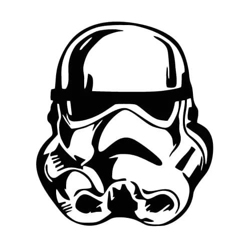adesivo stormtrooper star wars decalque