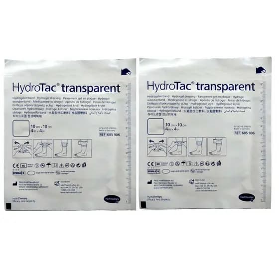 Kit 2 Curativos Hydrosorb Hidrogel Em Placa 10x10cm