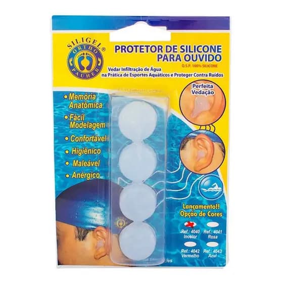 Protetor De Silicone Moldável Para Ouvido Natação Barulho