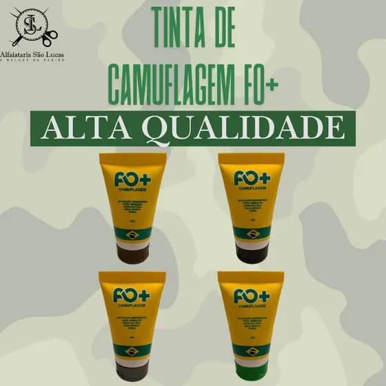 Tinta de Camuflagem FO+ 30g (Tinta Camuflagem Tática, Paintball)