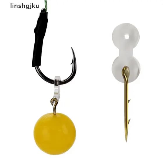 Lilashgjku 12 Pcs Isca Gancho De Pesca Da Carpa Sting Boilies Pin Com Milho Ronnie Rig Cabelo Liin Fummer
