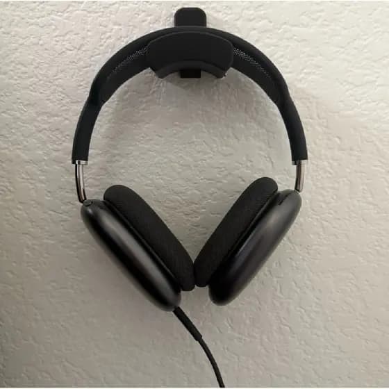 Suporte de Parede Ergonômico para Headset e Setup Gamer + Kit Fixação
