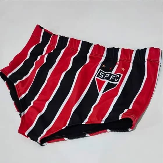 SUNGA Forrada Masculina com Regulagem na Cintura Personalizada Time Brasileiro Verão