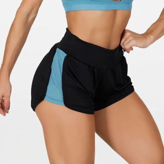 Short Curto Corrida Fitness Academia Feminino Corrida Caminhada VIVIAN