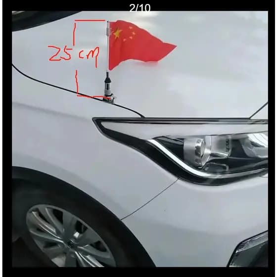 | SANCHEN3C Antena De Carro De Clipe Lateral Off-Road/Veículo/Modificado/Decorativo/Slot Para Cartão De/Tampa De Motor