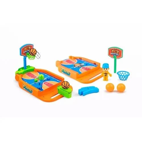 Jogo Basquete de Mesa com Catapulta Lançador Bolinhas Crianças +3Anos Envio Rápido