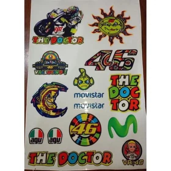 Adesivo resinado doctor 46 VR Valentino Rossi