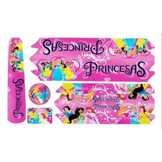 Adesivo Para Bicicleta Infantil Princesas Aro 12/14/16/20